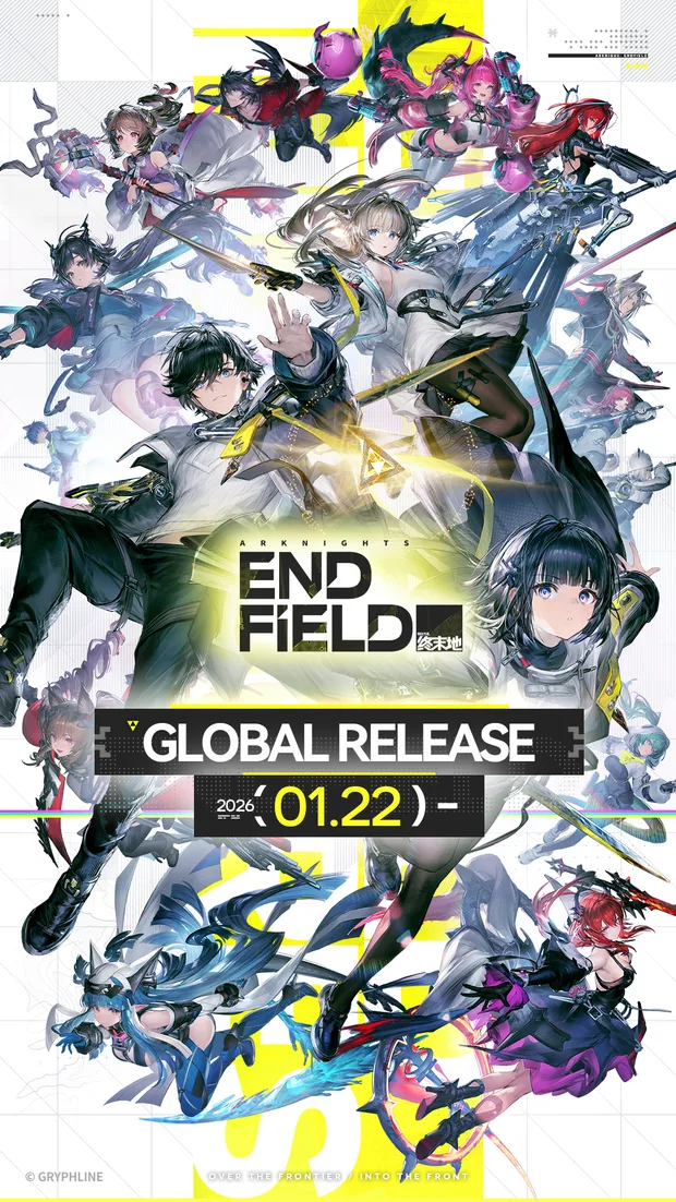 Arknights: Endfield operator line-up — official key visual