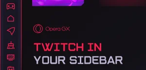 Opera GX — Twitch in your sidebar