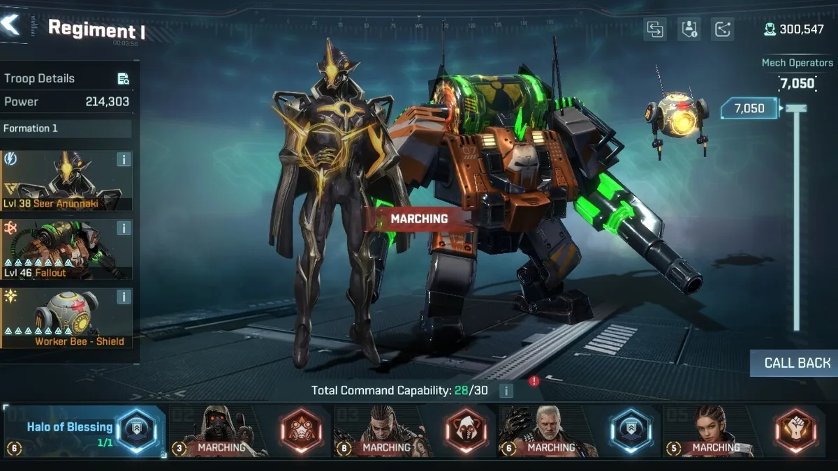 Project Entropy promotional artwork showing sci-fi mechs and space warfare